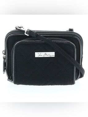 Vera Bradley Black Quilted Mini Crossbody with Front Pocket